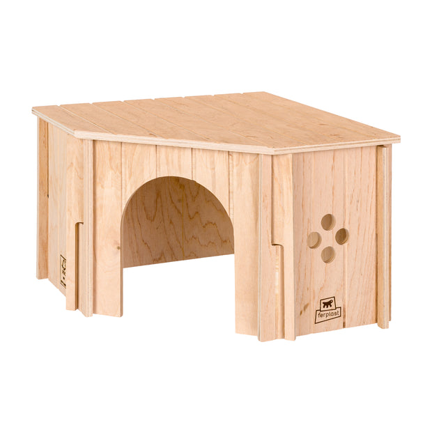 SIN CORNER Maison d’angle en bois pour petits animaux