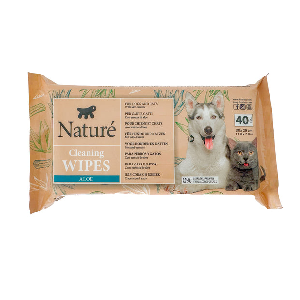 NATURÉ LINGETTES À L'ALOE VERA (X40)