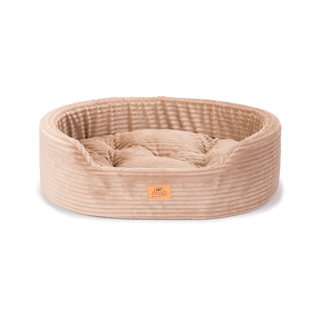 DANDY CORDUROY Panier divan avec coussin amovible pour chiens et chats