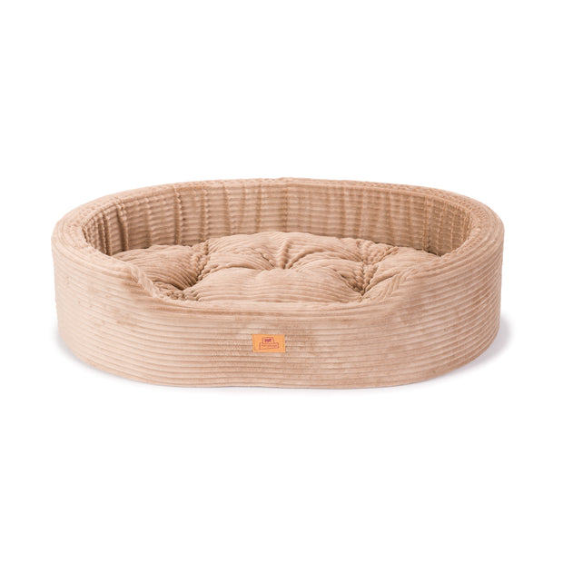 DANDY CORDUROY Panier divan avec coussin amovible pour chiens et chats