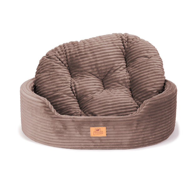 DANDY CORDUROY Panier divan avec coussin amovible pour chiens et chats