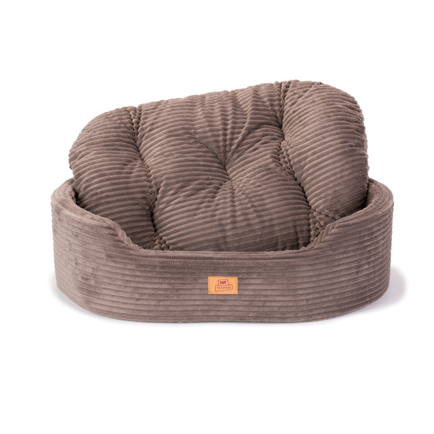DANDY CORDUROY Panier divan avec coussin amovible pour chiens et chats