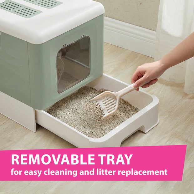 SAHARA Maison Toilette pour Chats