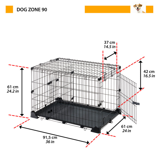 DOG ZONE cage pour chiens