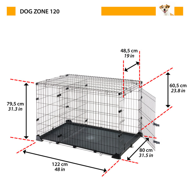 DOG ZONE cage pour chiens