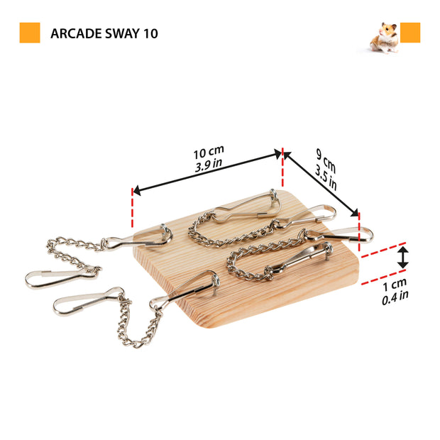 ARCADE SWAY Jouet en bois pour petits animaux
