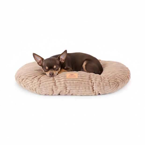 RELAX CORDUROY Coussin ovale pour chiens et chats