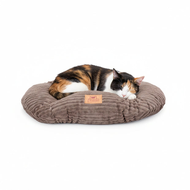 RELAX CORDUROY Coussin ovale pour chiens et chats