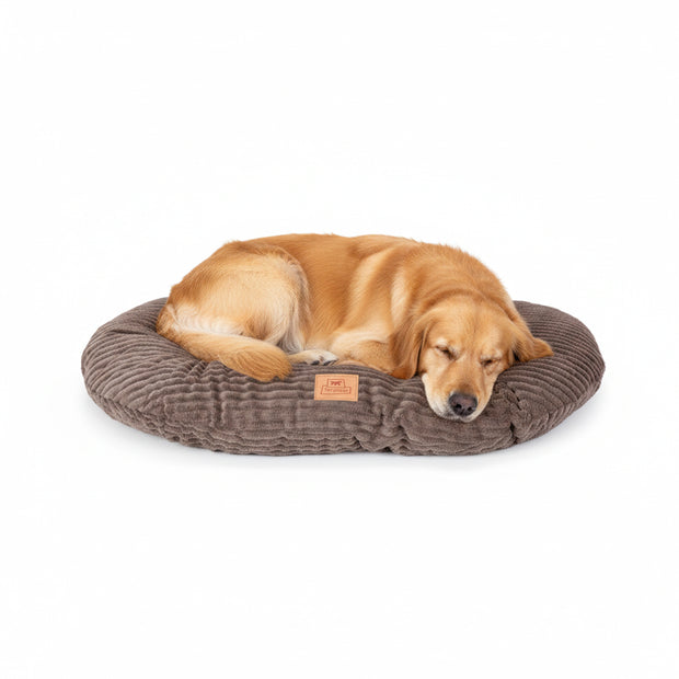 RELAX CORDUROY Coussin ovale pour chiens et chats