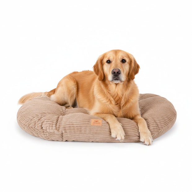RELAX CORDUROY Coussin ovale pour chiens et chats