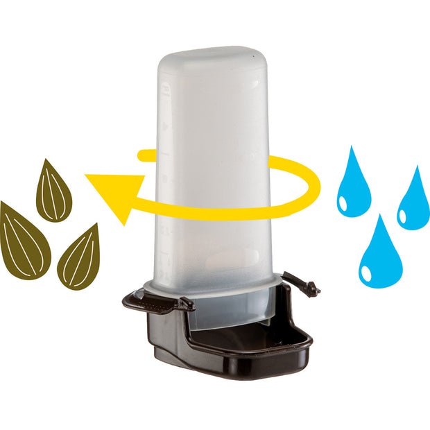 Distributeur d’eau ou de nourriture pour hamsters et oiseaux