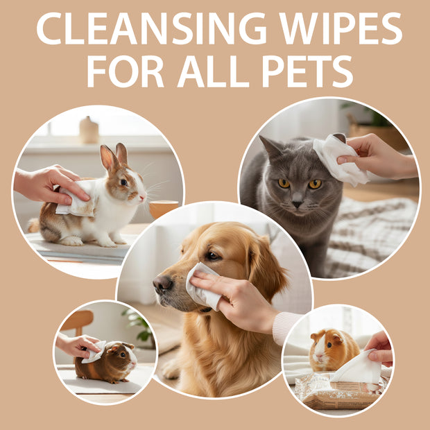 LINGETTES DE VOYAGE NATURÈ POUR CHIENS ET CHATS (x8)