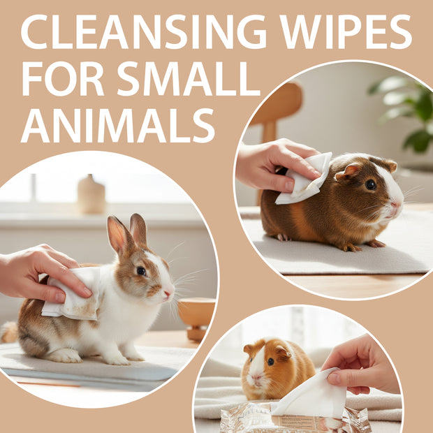 LINGETTES AU TALC POUR PETITS ANIMAUX NATURÉ (X15)