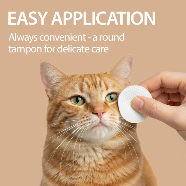 NATURÉ LINGETTES NETTOYANTES POUR LES YEUX – POUR CHIENS ET CHATS (120)