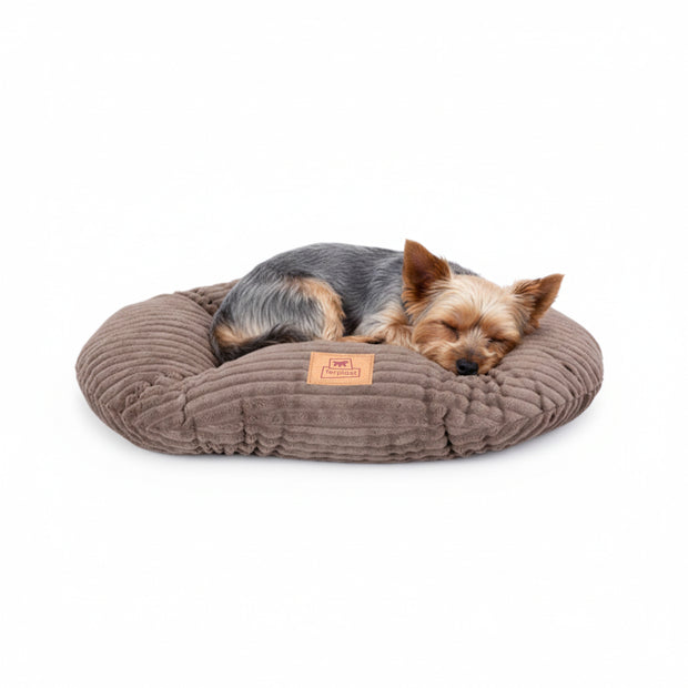RELAX CORDUROY Coussin ovale pour chiens et chats