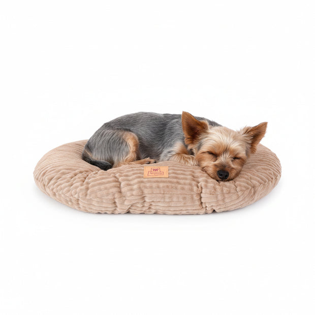 RELAX CORDUROY Coussin ovale pour chiens et chats