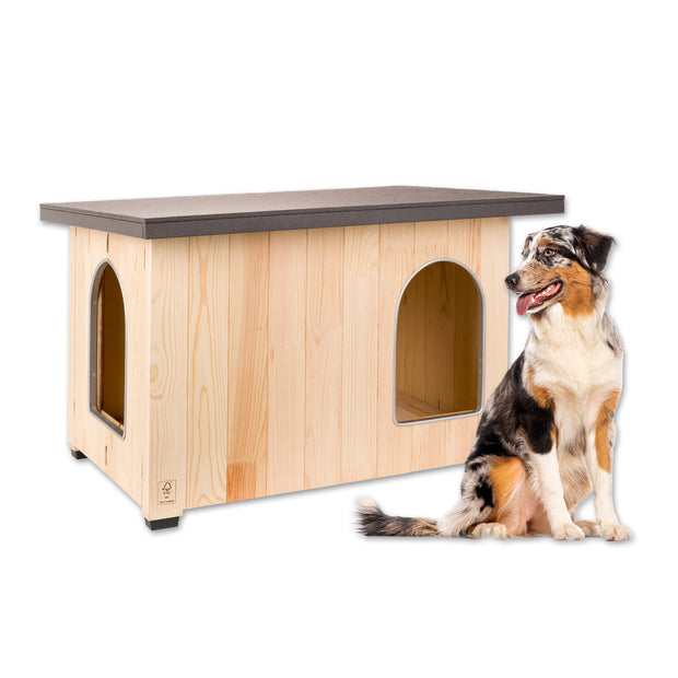 CLICKO Niche pour chien en bois
