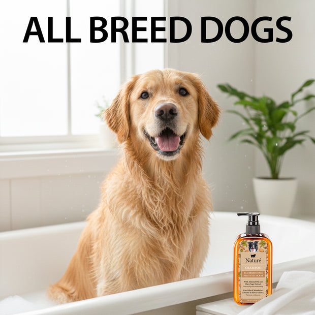 SHAMPOING POUR CHIENS NATURÉ À L’HUILE D’AMANDE
