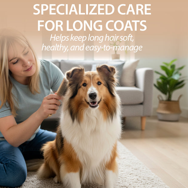 SHAMPOING NATURÉ POUR CHIENS À POIL LONG