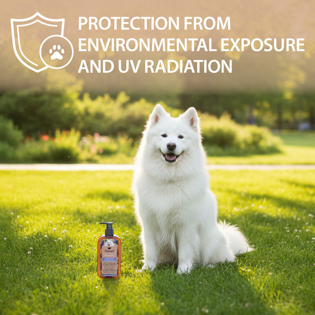 SHAMPOING NATURÉ POUR CHIENS À POIL BLANC