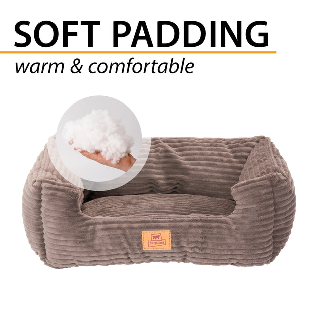 SWEETIE CORDUROY Panier moelleux pour chiens et chats