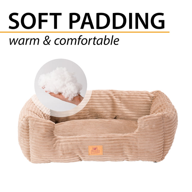 SWEETIE CORDUROY Panier moelleux pour chiens et chats