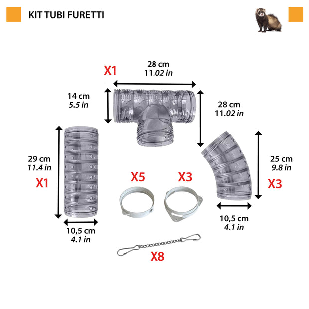 Kit de tubes furets