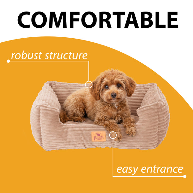 SWEETIE CORDUROY Panier moelleux pour chiens et chats