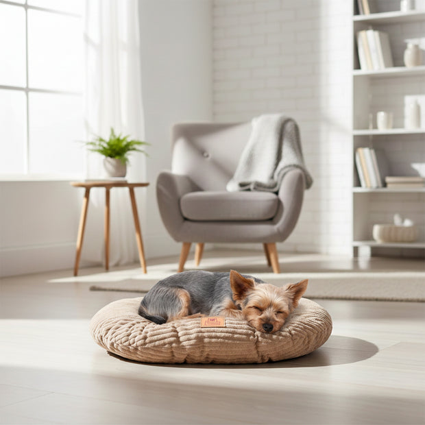 RELAX CORDUROY Coussin ovale pour chiens et chats